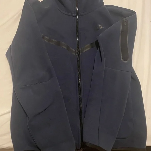 Navy Blue Nike Tech Hoodie